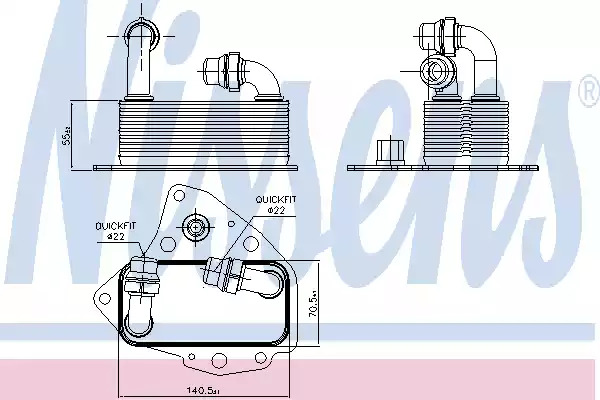 Теплообменник NISSENS 90803