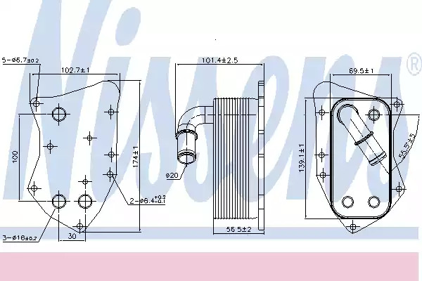 Теплообменник NISSENS 90804