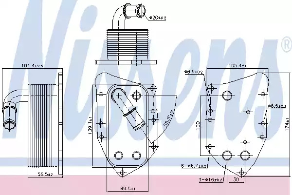 Теплообменник NISSENS 90805