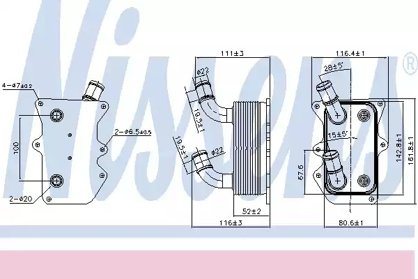 Теплообменник NISSENS 90919