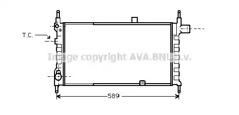 Теплообменник AVA QUALITY COOLING OL2063