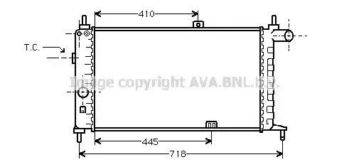 Теплообменник AVA QUALITY COOLING OL2066