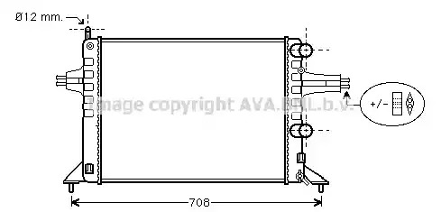 Теплообменник AVA QUALITY COOLING OL2257