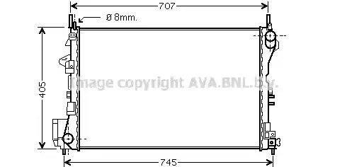 Теплообменник AVA QUALITY COOLING OL2338