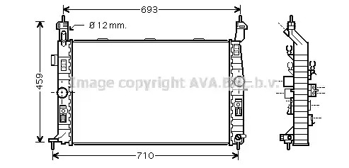 Теплообменник AVA QUALITY COOLING OL2345