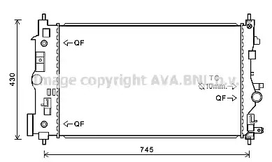 Теплообменник AVA QUALITY COOLING OL2546