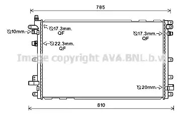 Теплообменник AVA QUALITY COOLING OL2653