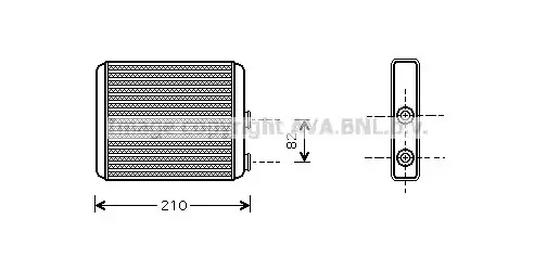 Теплообменник VAN WEZEL 37006353