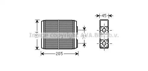 Теплообменник AVA QUALITY COOLING OL6403