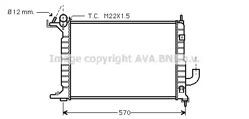 Теплообменник AVA QUALITY COOLING OLA2218