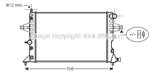 Теплообменник AVA QUALITY COOLING OLA2254