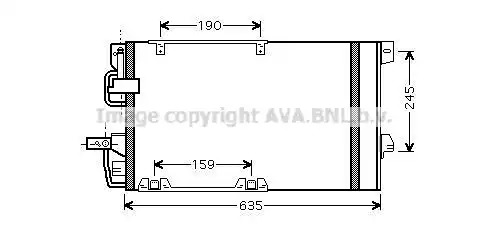 Конденсатор AVA QUALITY COOLING OLA5326D