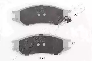 Комплект тормозных колодок JAPANPARTS PA-150AF