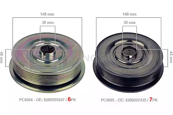 Ременный шкив ET ENGINETEAM PC0005