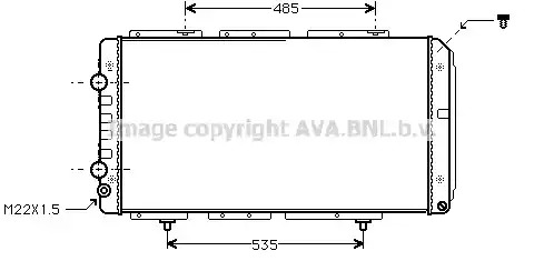 Теплообменник AVA QUALITY COOLING PE2150