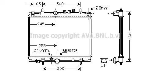 Теплообменник AVA QUALITY COOLING PE2235