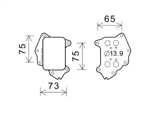 Теплообменник AVA QUALITY COOLING PE3396