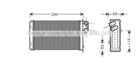 Теплообменник VAN WEZEL 40006100