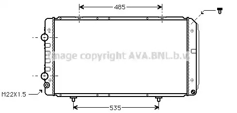 Теплообменник AVA QUALITY COOLING PEA2146