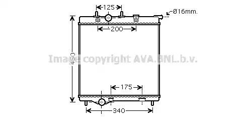 Теплообменник AVA QUALITY COOLING PEA2298