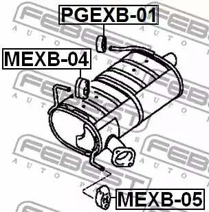 Монтажный комплект FEBEST PGEXB-01