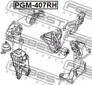 Подвеска FEBEST PGM-407RH