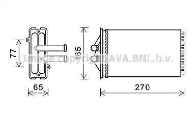 Теплообменник AVA QUALITY COOLING PRA6082