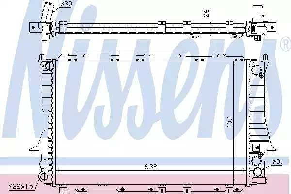 Теплообменник NISSENS 60459