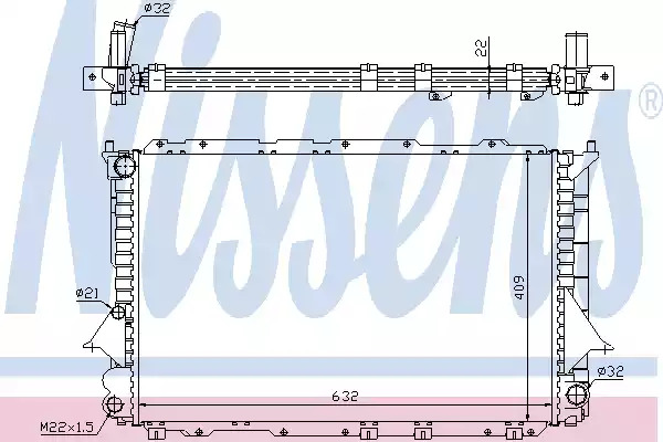 Теплообменник NISSENS 60458