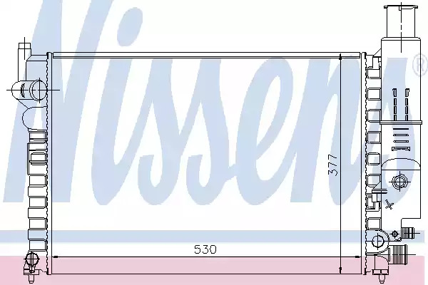 Теплообменник NISSENS 61230