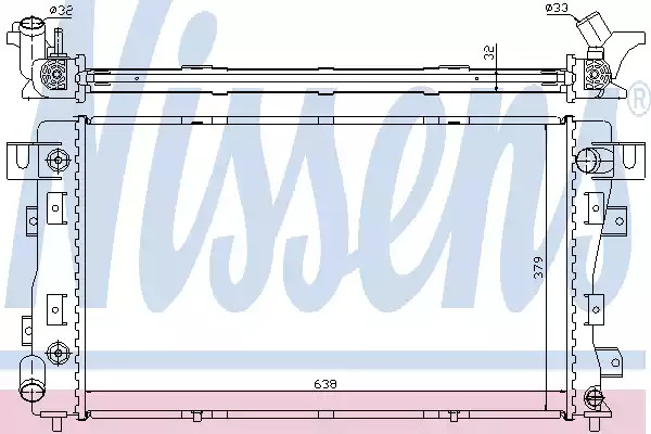 Теплообменник NISSENS 609771