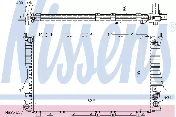 Теплообменник NISSENS 60476