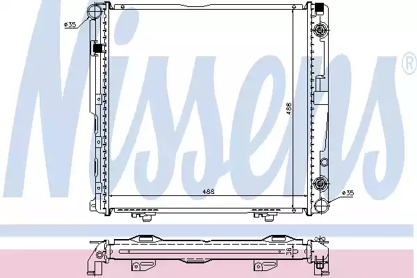 Теплообменник NISSENS 62751A