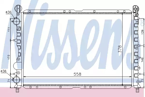 Теплообменник NISSENS 60057