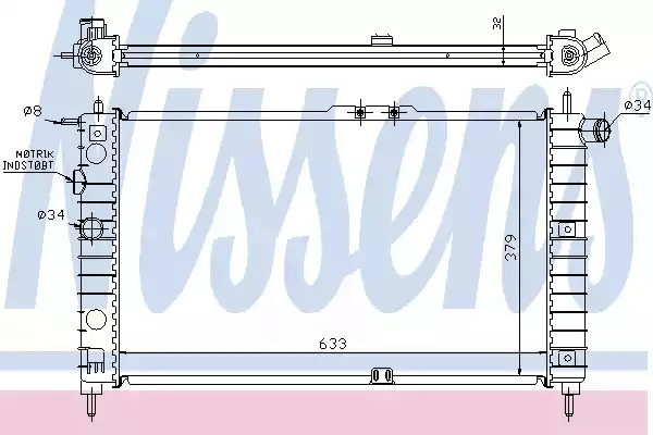 Теплообменник NISSENS 61651A