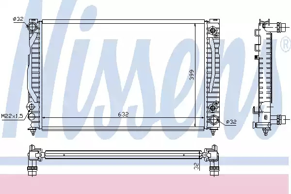 Теплообменник NISSENS 60498