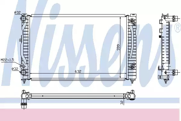 Теплообменник NISSENS 60499