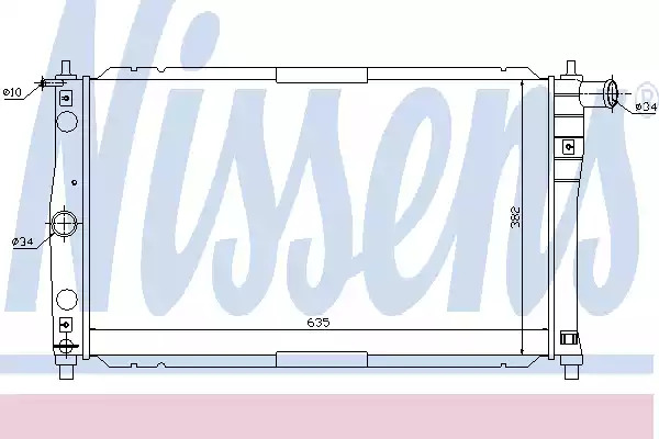 Теплообменник NISSENS 61654