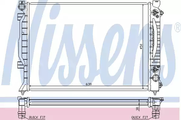 Теплообменник NISSENS 60423A