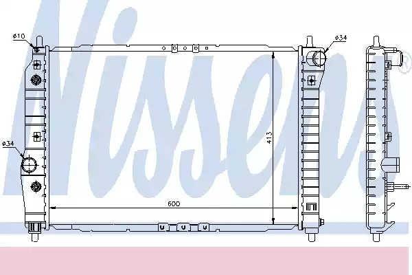 Теплообменник NISSENS 61637