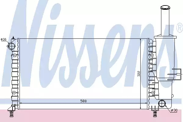 Теплообменник NISSENS 61764