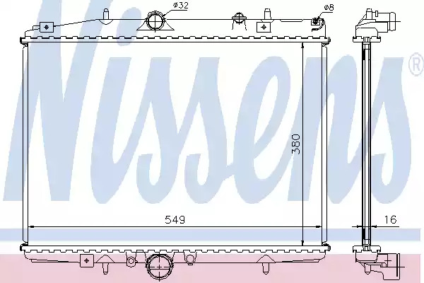 Теплообменник NISSENS 61291A