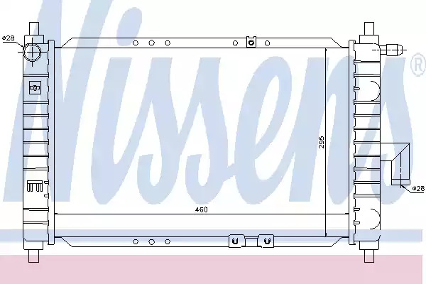 Теплообменник NISSENS 61646