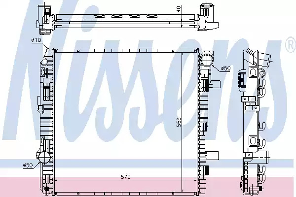 Теплообменник NISSENS 62794A