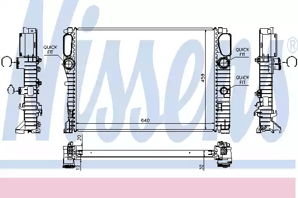 Теплообменник NISSENS 62797A