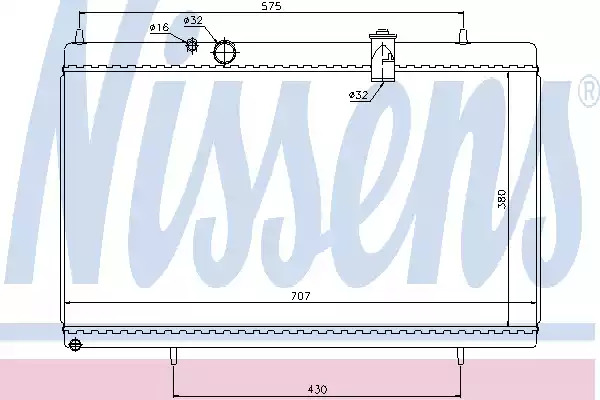 Теплообменник NISSENS 61271