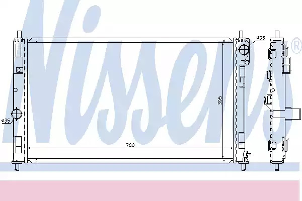 Теплообменник NISSENS 61019