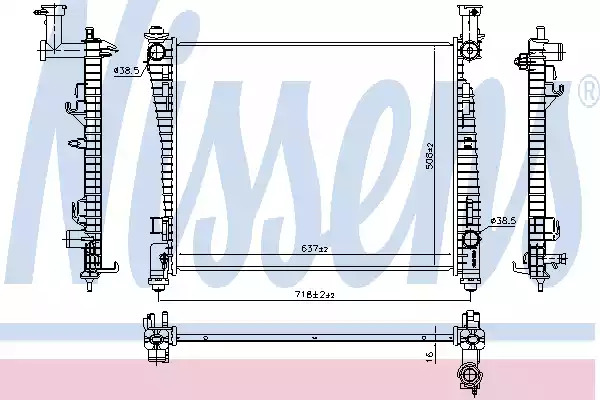 Теплообменник NISSENS 61032