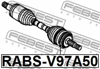 Зубчатый диск импульсного датчика FEBEST RABS-V97A50