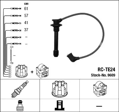 Комплект электропроводки NGK 9609 (RC-TE24)